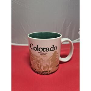 💥 Starbucks Mug 2009 Colorado Global Icon Collector Series 16 oz. Coffee Mug G